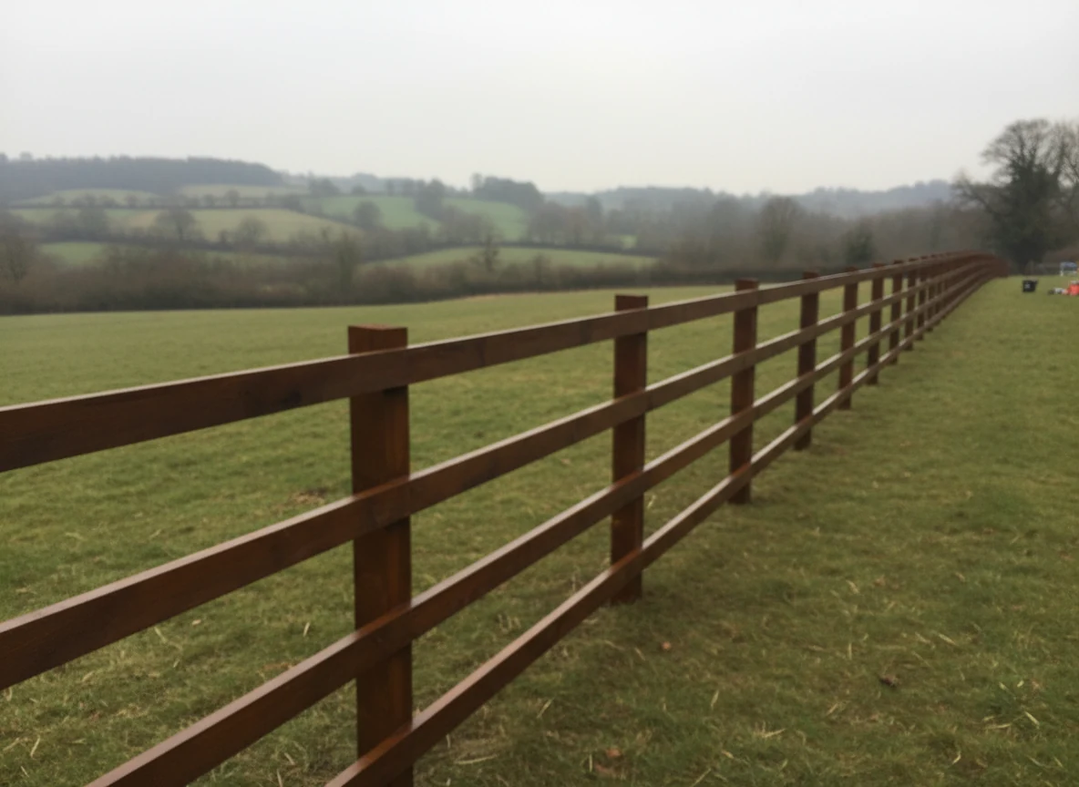 fence-painting-2-henley-on-thames-henley-on-thames-decorators-1 Post-and-rail fence treatment at a rural property by Henley-on-Thames Decorators