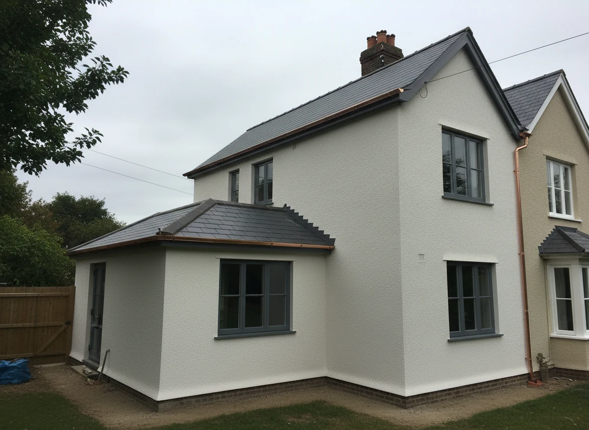 House extension new-to-old junction decoration in Henley-on-Thames by Henley-on-Thames Decorators